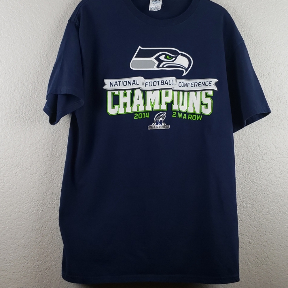 NFL | Men's Seattle Seahawks National Football Conference 2014 Tee Shirt L